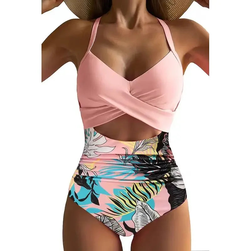 Women's Cross-Back One-Piece Swimsuit, image 26 of 33
