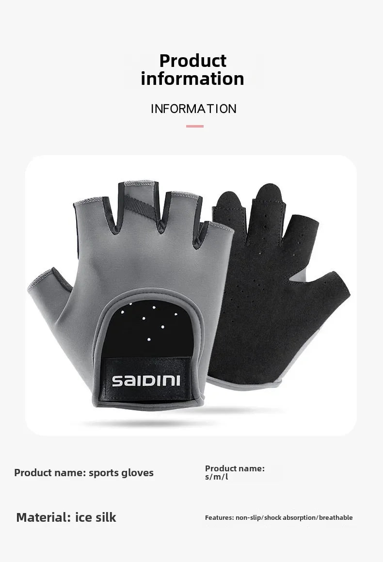 Women's Anti-Slip Gym Gloves, Wrist Strap, image 4 of 7