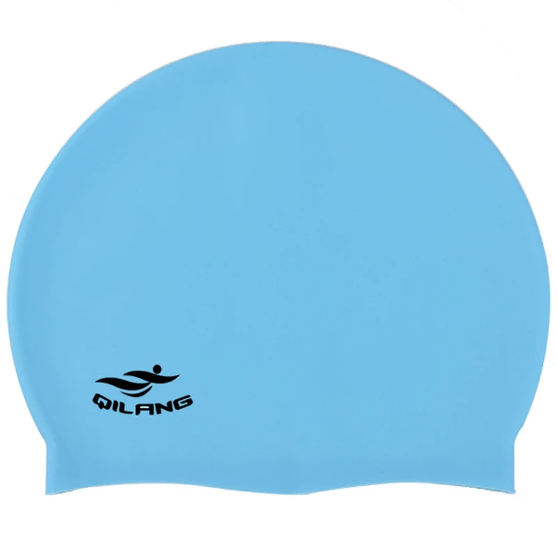 Adult Silicone Swimming Cap, 10 Colours, image 26 of 46