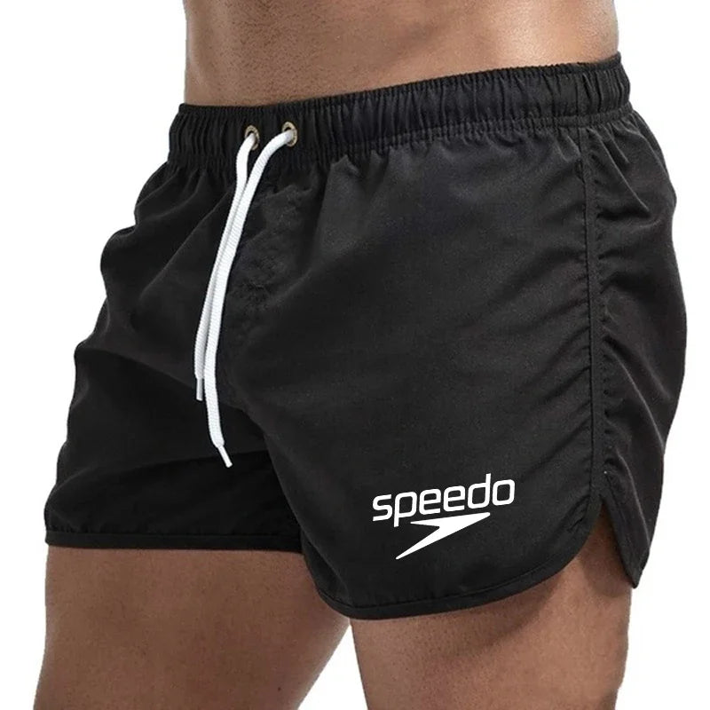 Summer Men's Shorts 2025 Beach Trunks Swim Gym