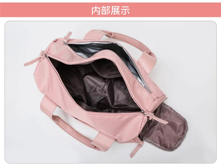 Women's Gym Bag with Separate Shoe Compartment, image 43 of 47