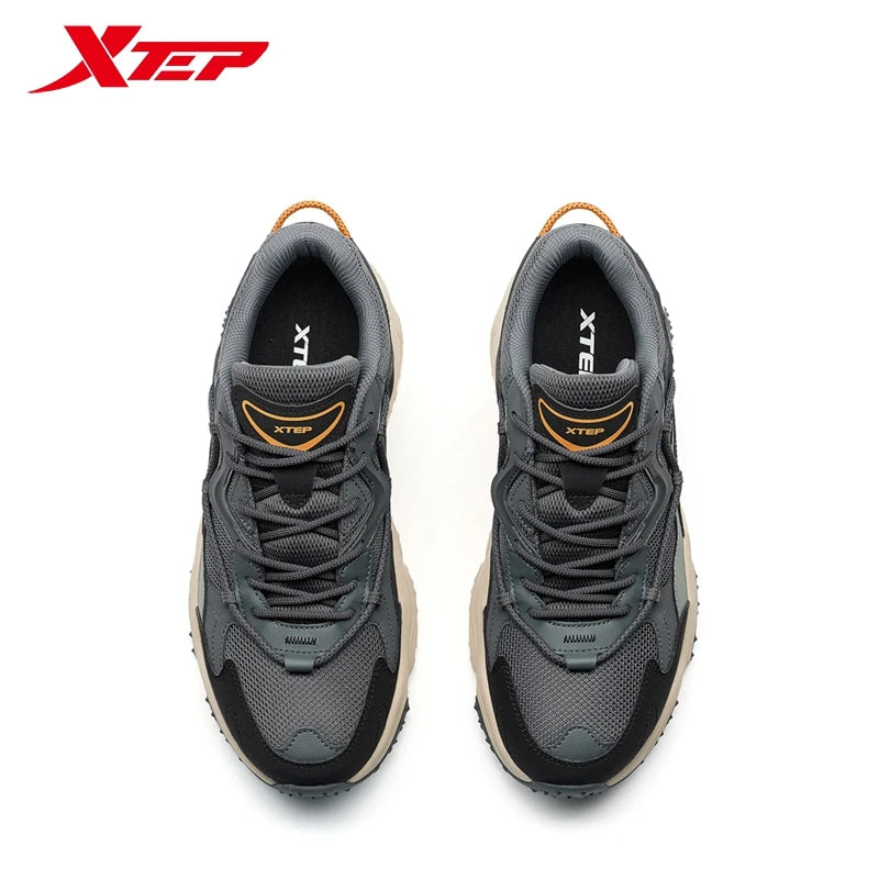 Xtep Volcano Casual Shoes Men 2025 Spring Comfortable