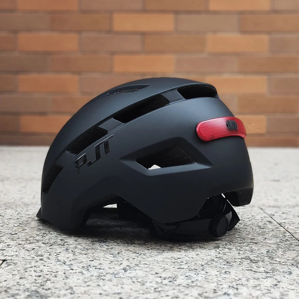 PJT In-Mould Bike Helmet with USB Rear Light, image 4 of 18
