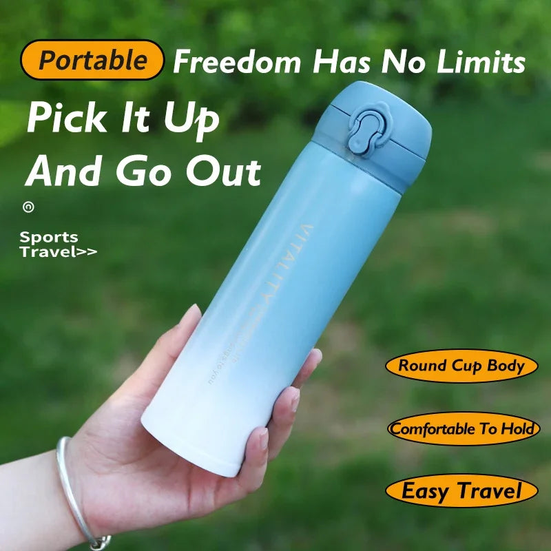 350/450ml Gradient Portable Thermal Insulation Vacuum Tumbler Cup