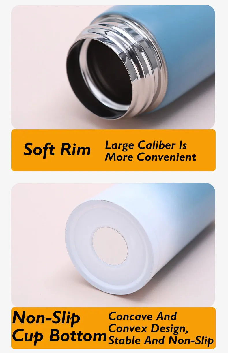 350/450ml Gradient Portable Thermal Insulation Vacuum Tumbler Cup
