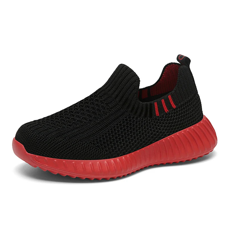 Kids' Slip-On Sock-Style Running Trainers