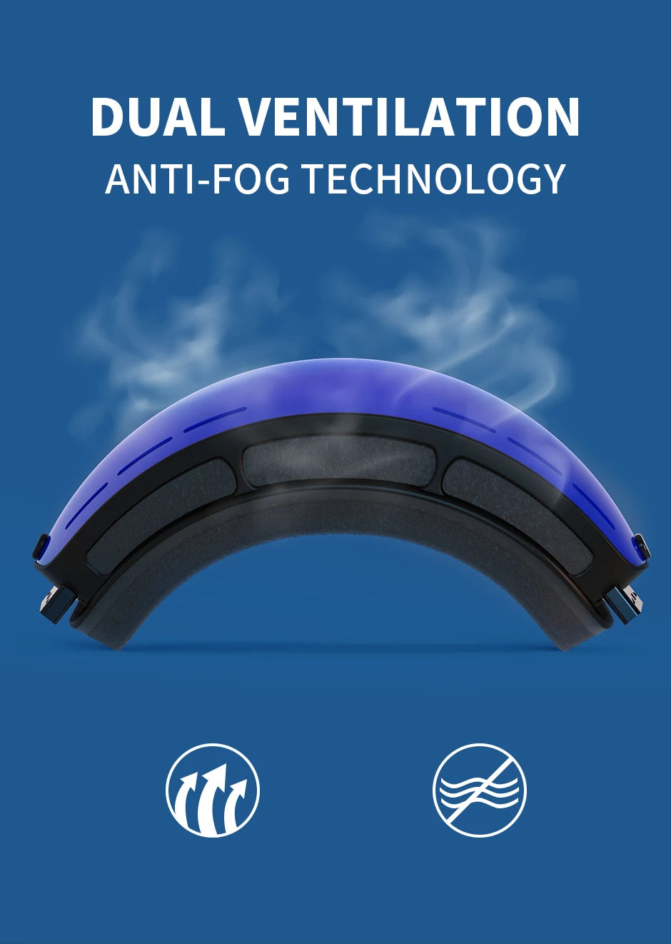 NATFIRE Unisex Anti-Fog Ski Goggles, image 9 of 26