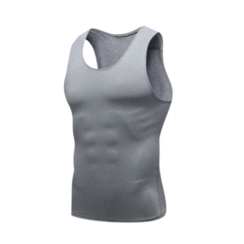 Men's Quick-Dry Compression Gym Vest, image 10 of 11