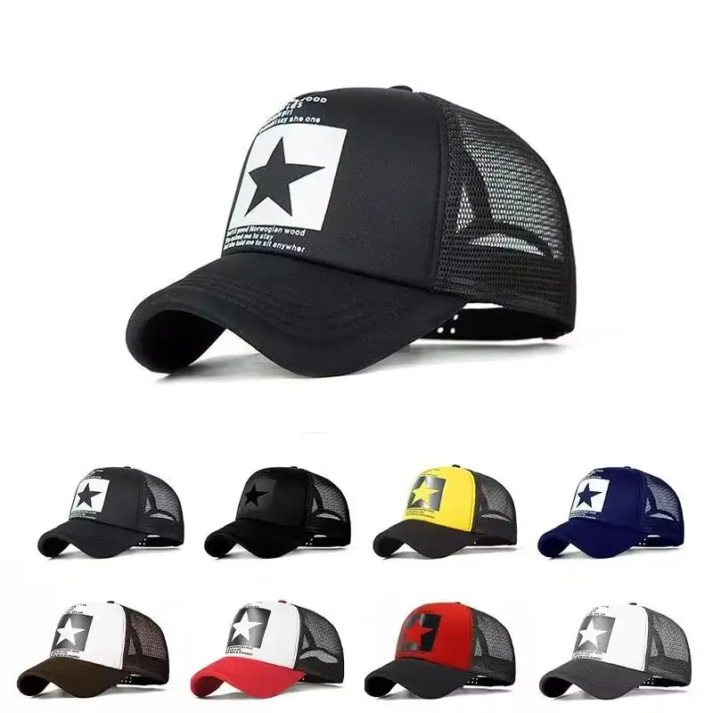Fashion Spring Baseball Cap Snapback Mesh Hats Hip
