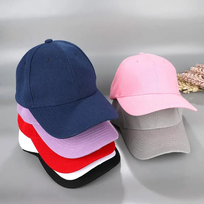 Fashion Candy Color Kids Baseball Cap Sun Protection