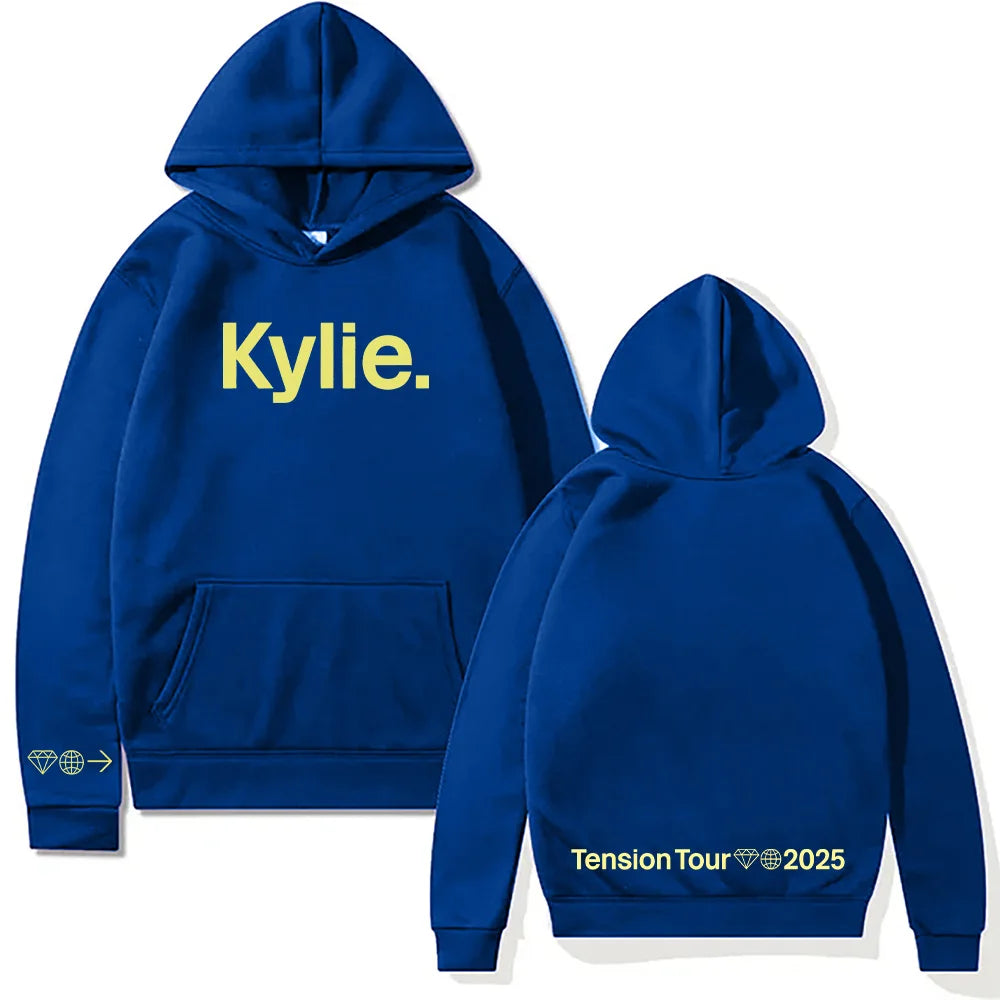 Kylie Minogue Tension Tour Logo Hoodie Hip Hop