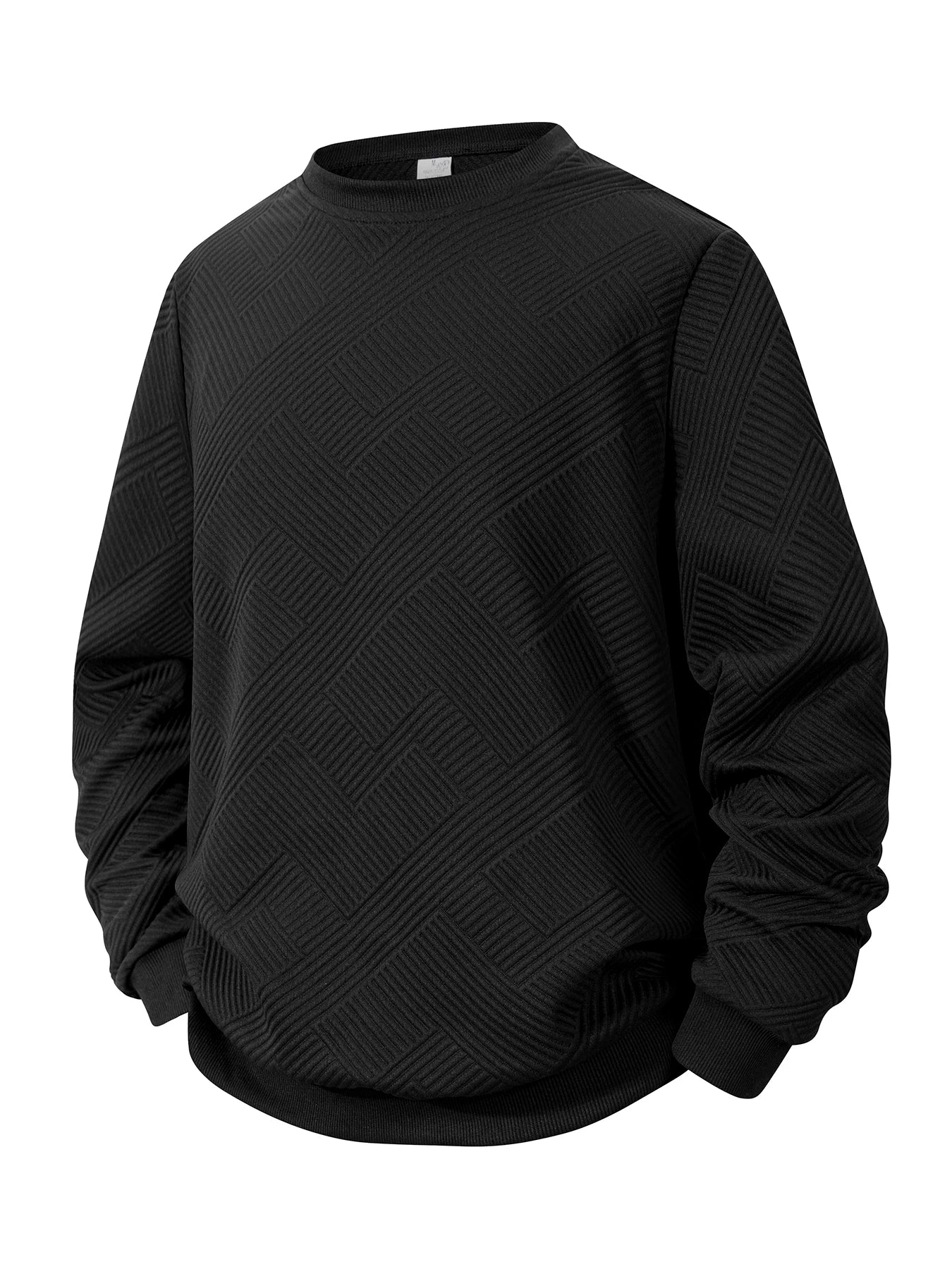 Spring Autumn Men's Casual Pullover Sweater Crew Neck