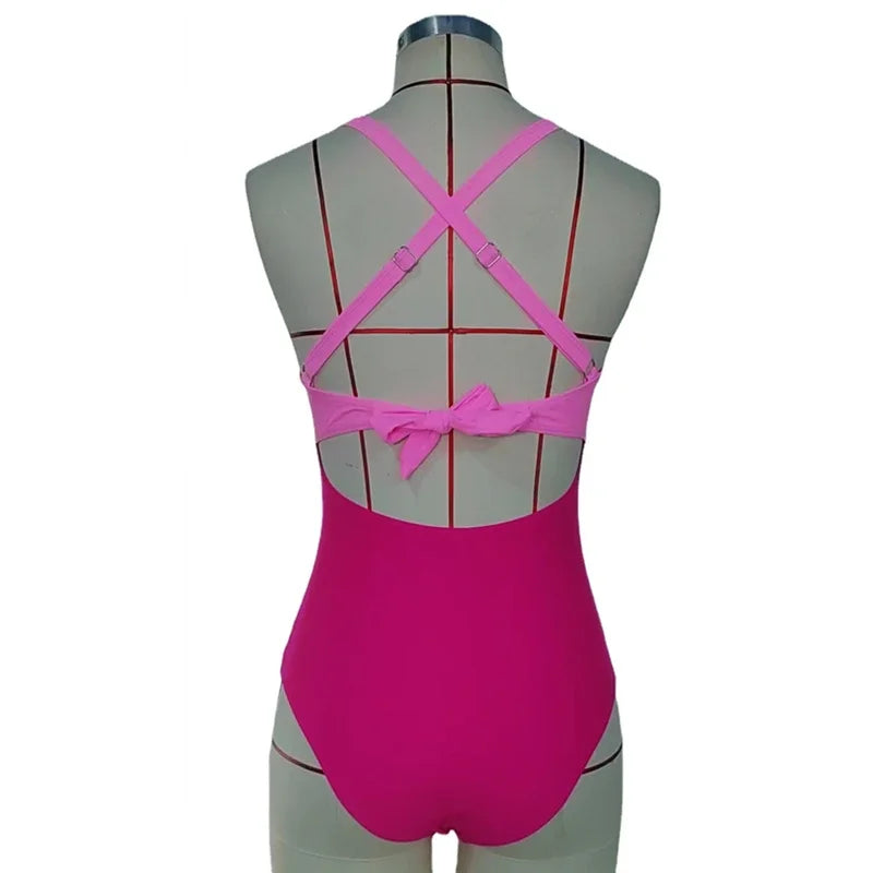 Women's Cross-Back One-Piece Swimsuit