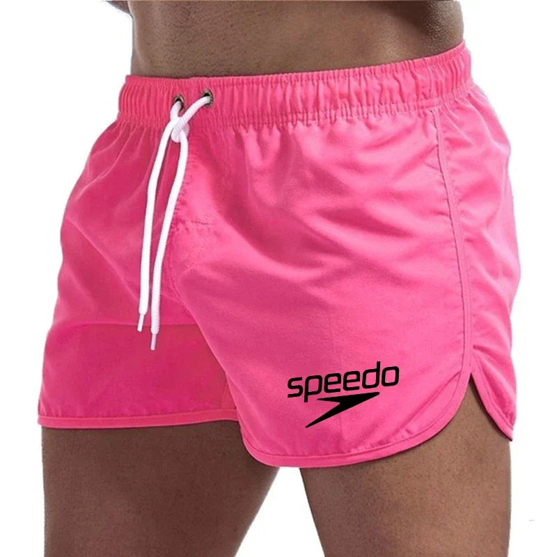 Summer Men's Shorts 2025 Beach Trunks Swim Gym