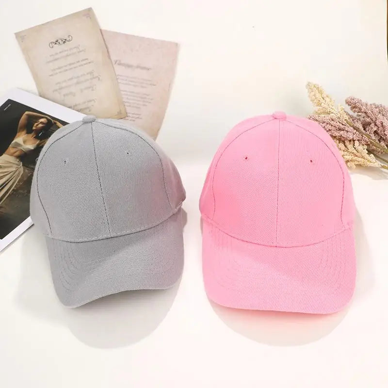 Fashion Candy Color Kids Baseball Cap Sun Protection