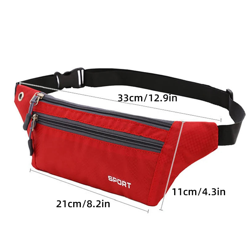 Unisex Nylon Waist and Chest Bag for Running, image 9 of 23