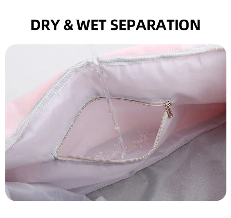 Woman Sports Gym Handbag Waterproof Fitness Training Bag