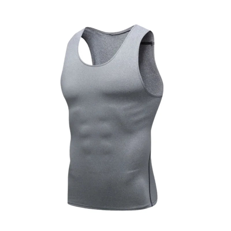 Men's Quick-Dry Compression Gym Vest, image 8 of 11