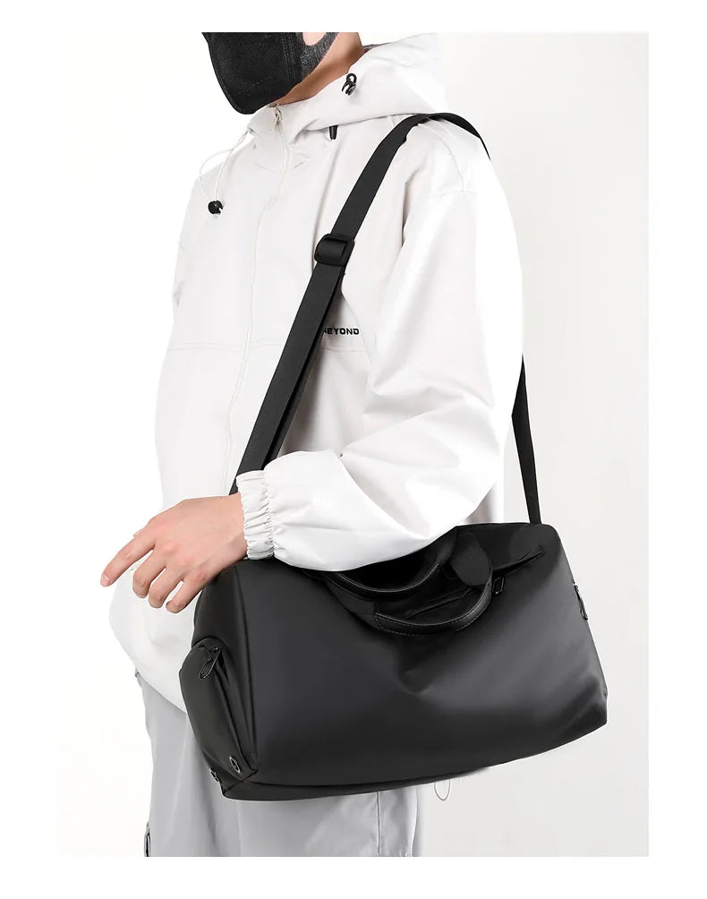 Zipper Large Capacity Oxford Travel Bags Solid Fitness