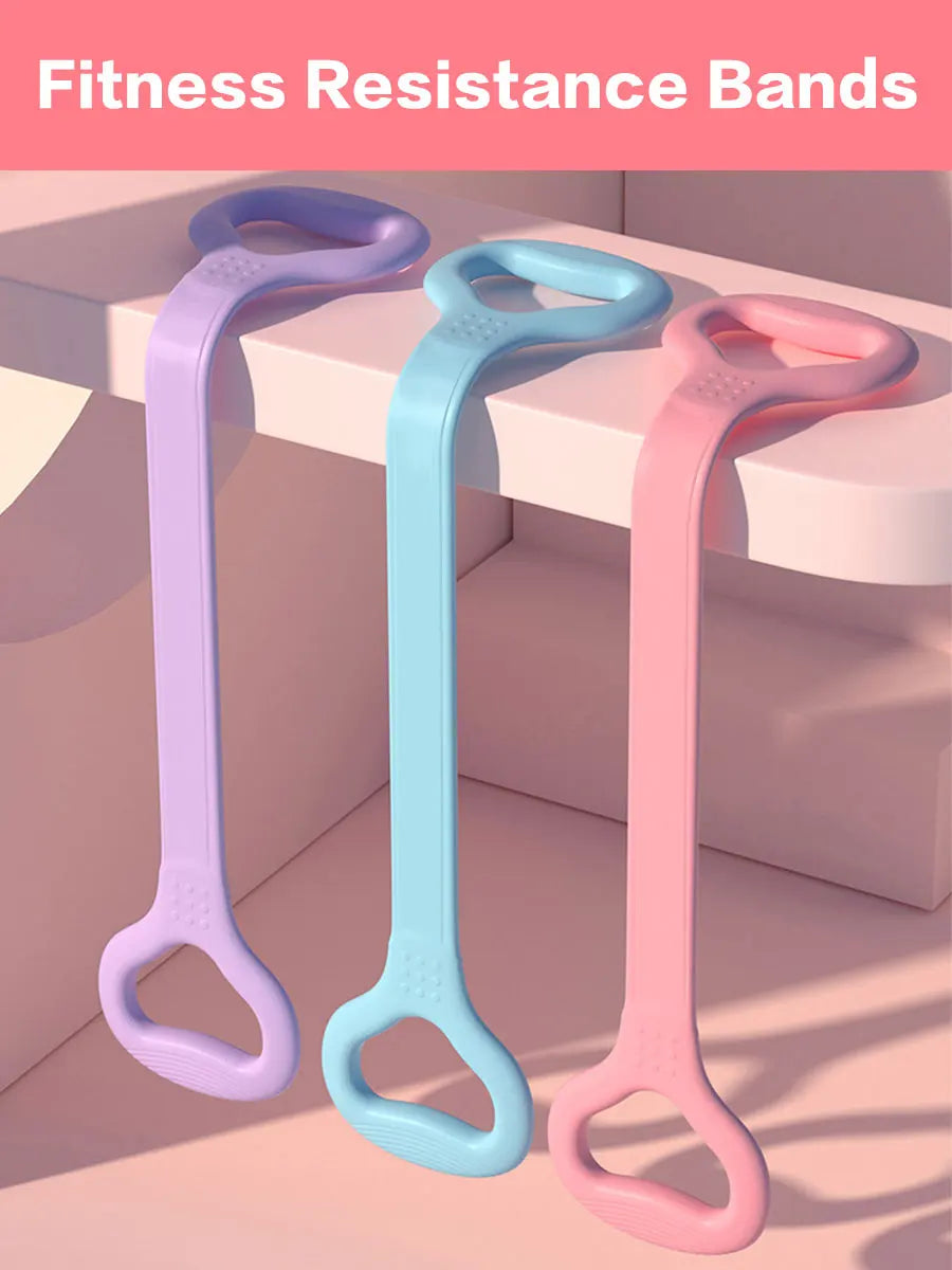 8 Resistance Bands, Arm Back Shoulder Exercise Elastic