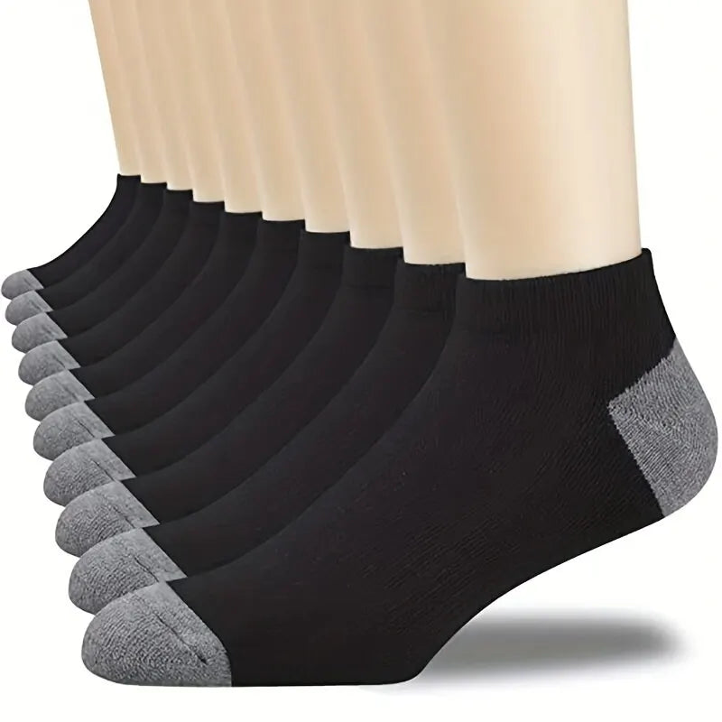 Men's Breathable Cotton Ankle Socks, image 23 of 58